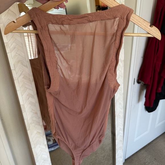 Free People Women's Bodysuit in Tan - Picture 3 of 6